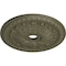 Ekena Millwork Tomango Egg & Dart Medallion (Canopies up to 6 3/4"), 27 7/8"OD x 3 7/8"ID x 2 1/2"P, Painted Turtle CM27TOPTF - alternate 3